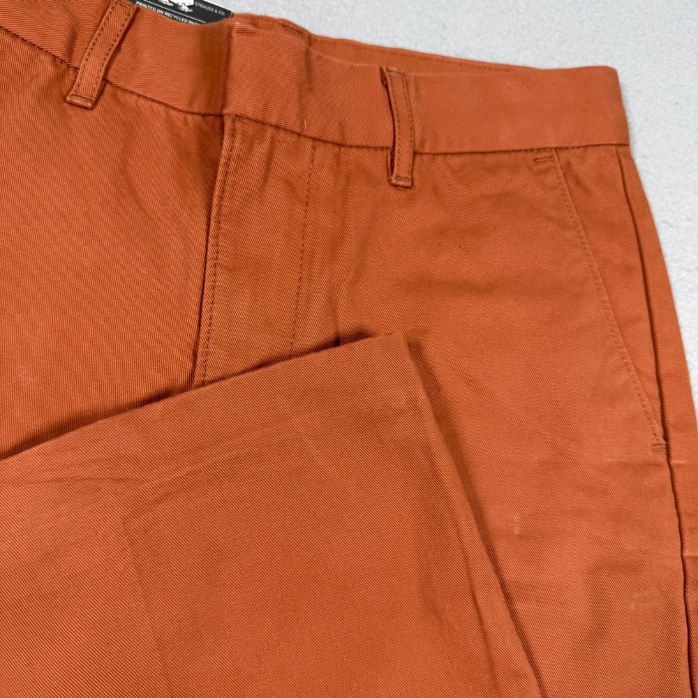 Levis Baggy Trousers Burnt Orange Clay Wide Leg High Rise Pants Womens 24x31 NEW